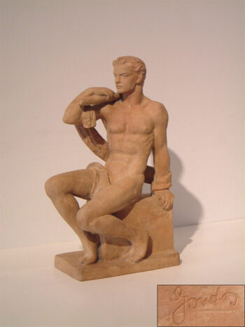 Seated nude with Hammer
