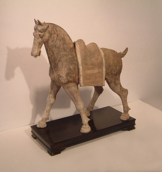 An exceptional early Tang horse with saddle