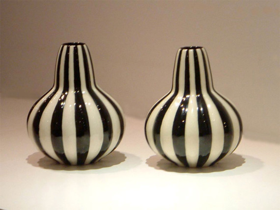 A pair of Art Nouveau bud vases by Walter Stock
