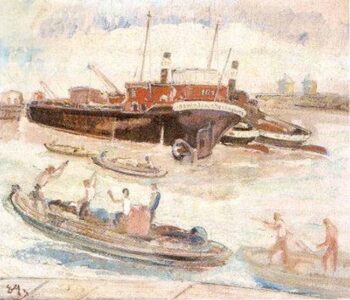 Ships in Harbor