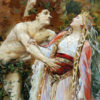 "Bacchus and princess"