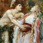 "Bacchus and princess"