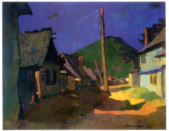Village scene from Nagybanya