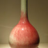 Copper Red-Streaked Bottle Vase