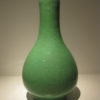 Apple Green Crackled-Glaze Vase