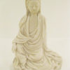 Blanc de Chine figure of a seated Guanyin