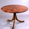 A Biedermeier tilt-top pedestal table