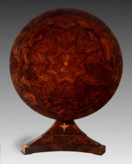 A rare Biedermeier tilt-top pedestal table 2