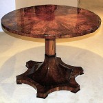 A Biedermeier pedestal table
