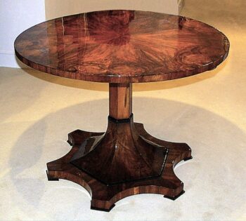 A Biedermeier pedestal table