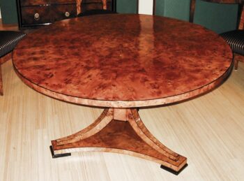 A Biedermeier pedestal table