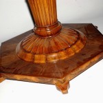 An unusual Biedermeier pedestal table