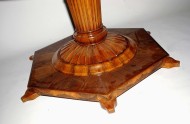 An unusual Biedermeier pedestal table 4