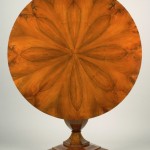 A Biedermeier tilt-top pedestal table