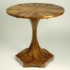 An exquisite Biedermeier trumpet-shaped tilt-top center table