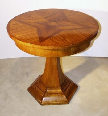 An Art Deco pedestal table