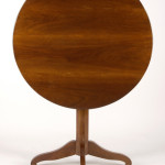 A small Biedermeier tilt-top pedestal table