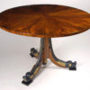 An exceptional Empire pedestal table