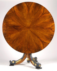 An exceptional Empire pedestal table 2