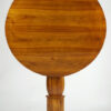 A small Biedermeier tilt-top pedestal table