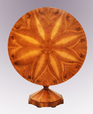 A Biedermeier tilt-top pedestal table 2