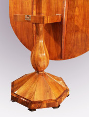 A Biedermeier tilt-top pedestal table 4