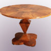 A Biedermeier tilt-top pedestal table