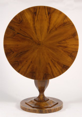 A petite Biedermeier tilt top pedestal table 2