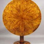A Biedermeier tilt-top pedestal table