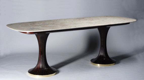 A striking Art Moderne dining table