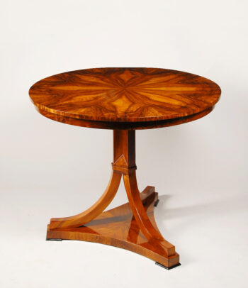 A Biedermeier pedestal table
