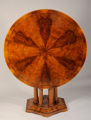 An exceptional Biedermeier pedestal table attributed to Josef Danhauser