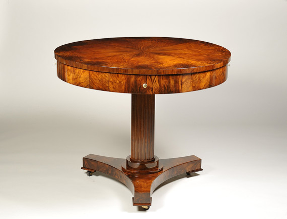 A Biedermeier pedestal table