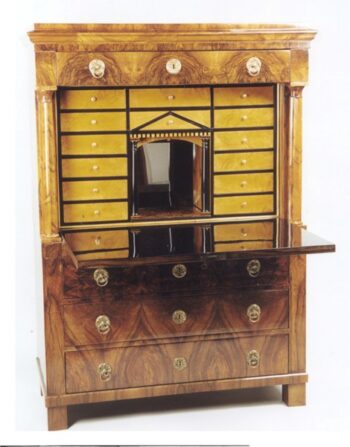An exceptional Biedermeier secretaire