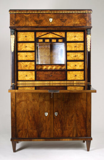 A magnificent early Biedermeier secretaire