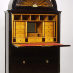A magnificent and rare Biedermeier secretary