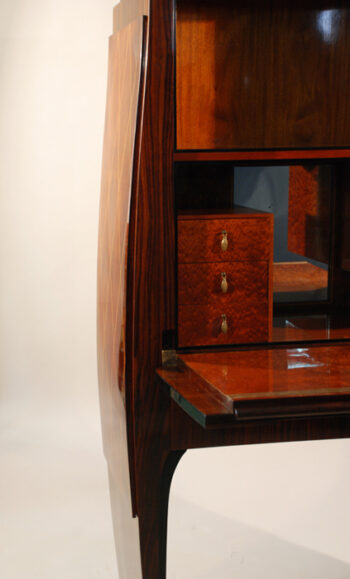 An exceptional Art Deco secretaire by Eugene Praz