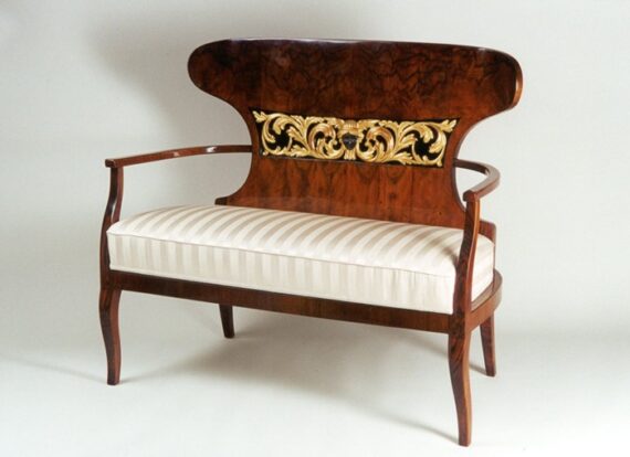 An outstanding Biedermeier settee