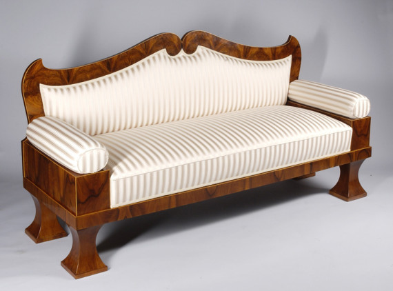 A rare and unusual Biedermeier sofa