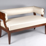 A Biedermeier bench