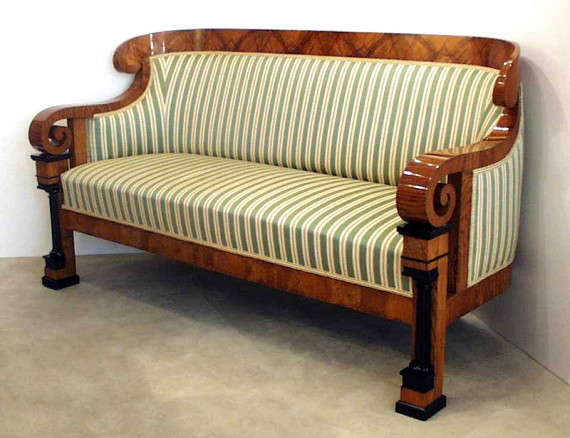 A fine and unusual Biedermeier sofa