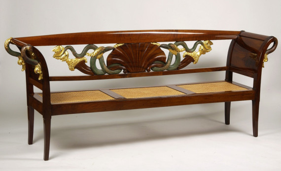 An exquisite Neo-classical bench