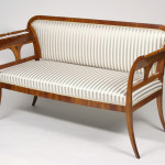 An elegant Biedermeier bench