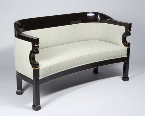 A petite Biedermeier sofa