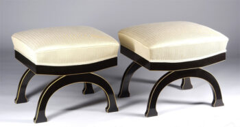 A pair of Biedermeier benches