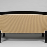 A very unusual Biedermeier oval-form elliptical sofa