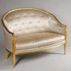 An elegant Art Deco settee after