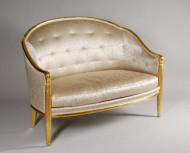 An elegant Art Deco settee after 2