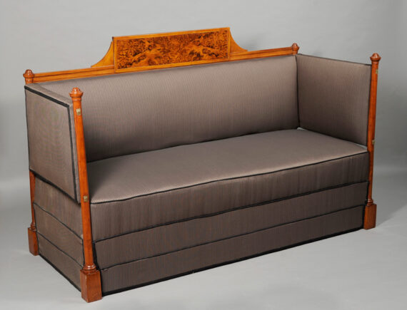 A Biedermeier banquette style sofa