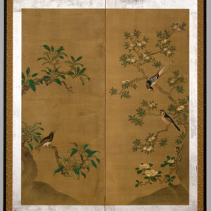 Birds and Flowering Trees